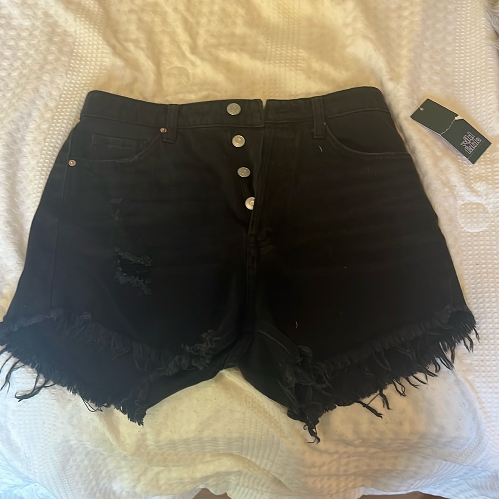 WildFable Black Jean Shorts Size 4